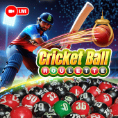 Cricket Ball Roulette game icon in the live casino shelf