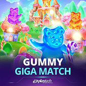 Gummy Giga Match game icon in the slot shelf