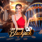 Las Vegas Blackjack game icon in the live casino shelf