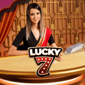 Lucky 7 game icon in the live casino shelf