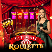 Ultimate Roulette game icon in the live casino shelf